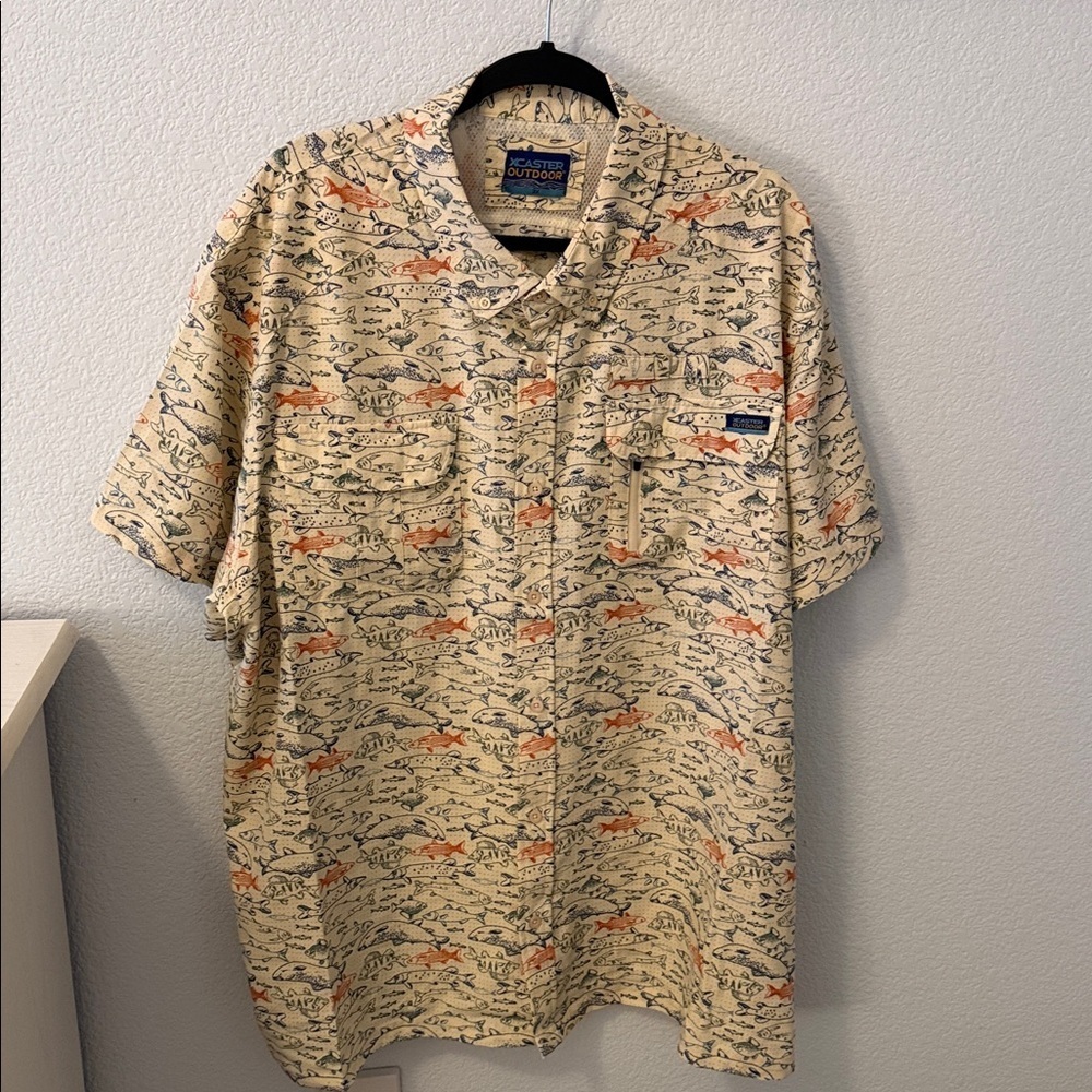 XCaster Outdoor Fish Pattern Shirt